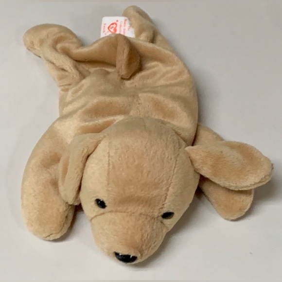 TY BEANIE BABIES Vintage 1998 Fetch the Dog Golden Retriever Stuffed Animal - Picture 2 of 12